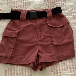 Aritzia TNA Belted Cargo Shorts